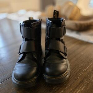 Dr.Martens DOC martens child size 2 black leather boots